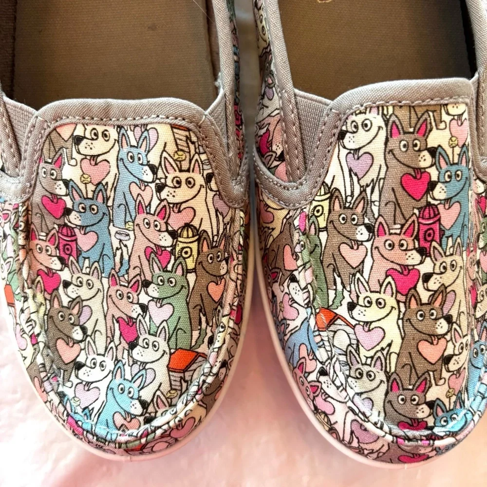BOBS from Skechers Be Cute Pups Freshness Slip on sneakers gray SZ 7 NWOT